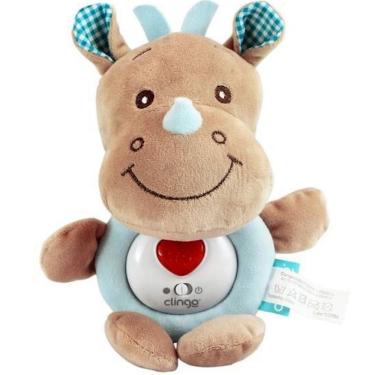 Imagem de Pelúcia Musical Rinoceronte Rocky Clingo