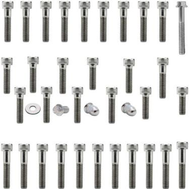 Imagem de Terminar cadastro Kit parafusos inox tampa motor completo CG125 Titan 