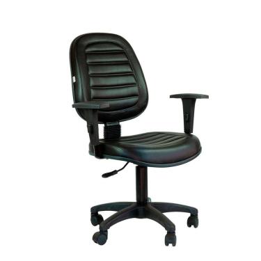 Imagem de Cadeira Giratória Internauta com Braço T - Int1105pt25pt Preto