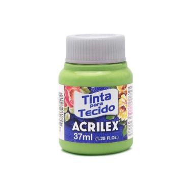 Imagem de Tinta Para Tecido Acrilex Fosca 37ml Escolha a Cor, 985 - VERDE KIWI