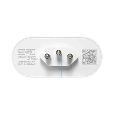 Imagem de Tomada Inteligente Wi-Fi Zigbee com Monitoramento de Energia - 16A/20A