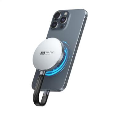 Imagem de SAN ZANG MASTER SSD externo 512 GB SSD portátil magnético ultrafino 7 mm design moderno minimalista e alta capacidade de armazenamento/caixa de alumínio leve/USB-C compatível com telefones celulares