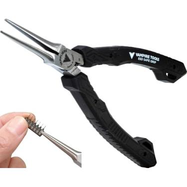 Imagem de VAMPLIERS Mini alicate de ponta de agulha de 5,5 polegadas ESD seguro para TI/iPhone/Mac e PC/reparo eletrônico/feito no Japão: VT-001-5NN