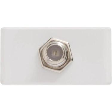 Imagem de Módulo para Tomada Tv Sat Coaxial Direta Branco - Tramontina