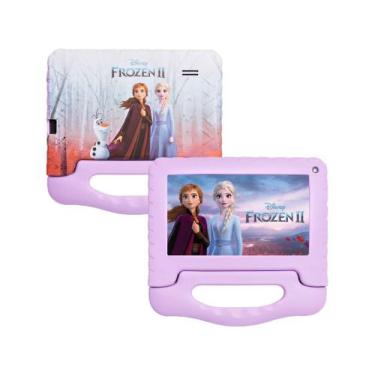 Imagem de Tablet Infantil Multi Frozen II com Capa 7  - Wi-Fi 32GB Android 11 Qu