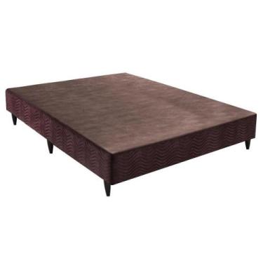 Imagem de Base Box Para Cama Casal Ortobom Sommier 138X30, Marrom
