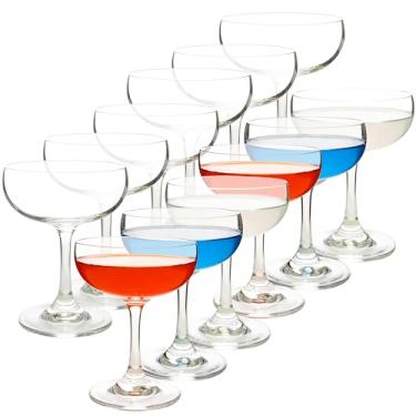 Imagem de YANGNAY Conjunto de 12 taças de champanhe Coupe com haste curta, taças de martini - 200 ml