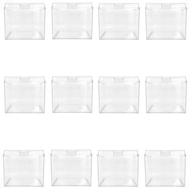 Imagem de Kit 24 Potes Acrílico Quadrado com Tampa 3,3 Litros - Ex Pote