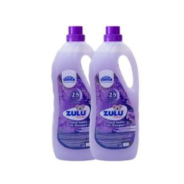 Imagem de Kit 2 Amaciante Roupas Perfumado Zulu Coala Lavanda 2L