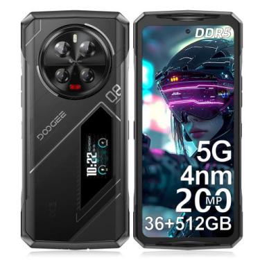 Imagem de Smartphone DOOGEE V40 Pro 5G NFC 36Gb Ram 512Gb com Bateria 8680mAh