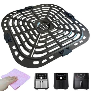 Imagem de BeranWung 6QT Air Fryer Grill Plate for Instants Pot Vortex Plus 6QT XL Air Fryers, Grill Pan Atualizado Bandeja Crisper Plate Rack Grate Shelf Grid for Instants Vortex 5.7QT, Antiaderente, Seguro