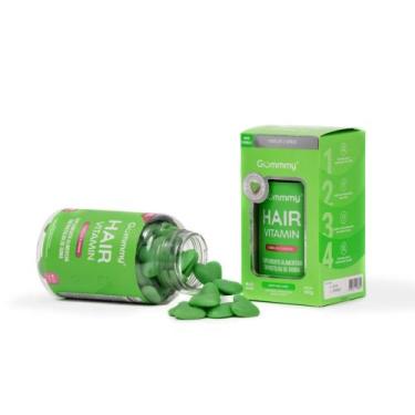 Imagem de Suplemento Alimentar Gummy Hair Original 60 Gomas - Sabores - GUMMMY H
