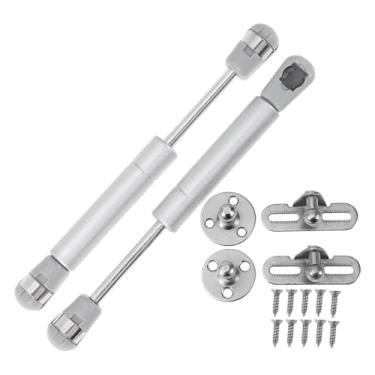 Imagem de X AUTOHAUX 150 mm/5,91" Amortecedores a gás 156N Molas a gás tom prata aço carbono 2 conjuntos RV carro caixa de armazenamento tampa caixa de armazenamento capa de porta de armário