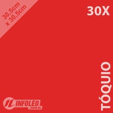 Imagem de 30 Folhas Color Plus 30,5x30,5cm 180g Tóquio (vermelho)