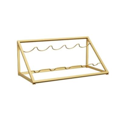 Imagem de Suporte para Vinhos Adega Refrigerador de Vinhos Prateleira de Exposição de Vinhos Prateleira de Vinhos Tintos Prateleira de Vinhos de Bar Inclinado para Casa Ornamentos Porta-Garrafas