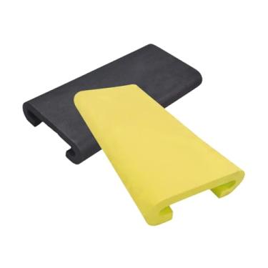 Imagem de simhoa 2PCS Dragon Boat Seat almofada u forma confortável não deslize o protetor de tapetes de caiaques de caiaque para acampar passeios de passeio de, Amarelo Preto