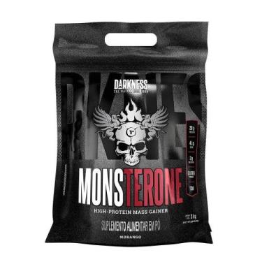 Imagem de Hipercalórico Darkness Monsterone Morango 3Kg Pouch