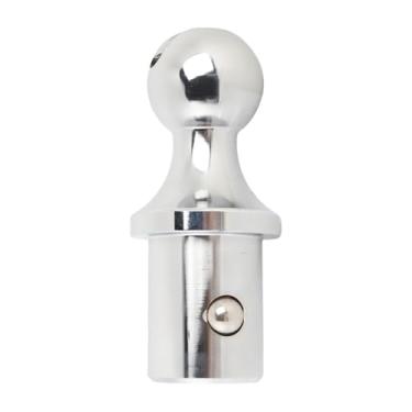 Imagem de Popa na Bola Hitch Gooseneck, 30000 Lbs Com Capacidade 2-5/16 Polegadas Bola de Engate de Reboque de Ganso, Substituição F-450, de Trilho OE ou Pós-venda para Trilhos Reese