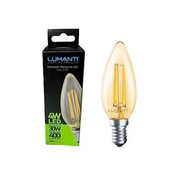 Imagem de LÂMPADA VINTAGE FILAMENTO LED VELA E14 | 4W | 2400K | 220V