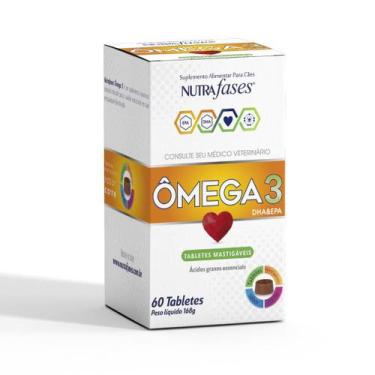 Imagem de Nutrafases Ômega 3 Suplemento Alimentar para Cães 60 tabletes - DEMARC