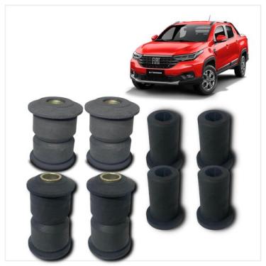 Imagem de Kt Buchas Feixe Mola Traseiro Strada 2021/... Reforçado 8pç  - Borfix