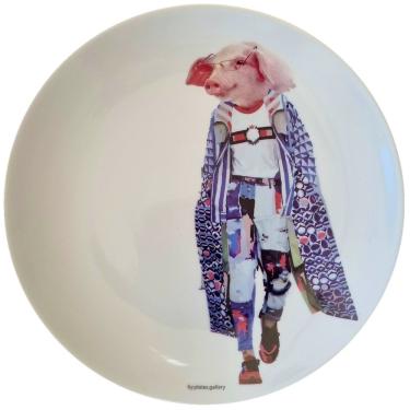 Imagem de Prato De Porcelana Fashion Arthur - 24 Cm