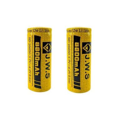 Imagem de Kit 2X Bateria T6 T9 26650 3,7V 8800Mah Lanterna Jyx Hy Jws - Jws-