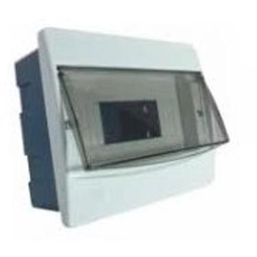 Imagem de Caixa Plástica Distribuição Dj 6/9 Embutir Fumê - BetPlasticos