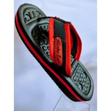 Imagem de Chinelo de dedo magnético - KenkoZori , Vermelho, 36