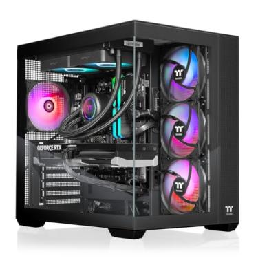 Imagem de Thermaltake LCGS View 7870T-380 Desktop para jogos (AMD Ryzen™ 7 7800X3D, memória ToughRam 32GB DDR5 6400MT/s RGB, NVIDIA® GeForce RTX™ 5070 Ti, 2TB NVMe M.2, WiFi, Windows 11) V38B-B850-57T-LCS
