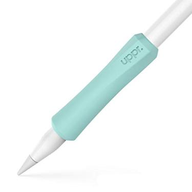 Imagem de UPPERCASE Designs NimbleGrip Premium Silicone Ergonomic Comfort Grip Holder, Dual Sided, Compatible with Apple Pencil Pro, USB-C, 2nd & 1st Gen