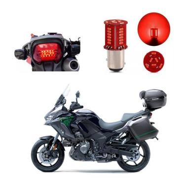 Imagem de Lâmpada Led Freio 2 Polos Sequencial Strobo Moto Versys 1000 Grand Tou