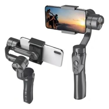 Imagem de Suporte Estabilizador De Imagem Gimbal H4 Para Celular Câmera Smartphone 3 Eixos Profissional 360 Graus