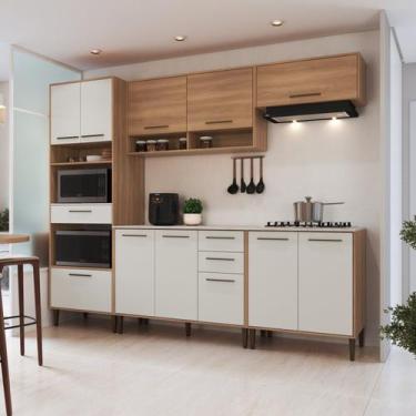 Imagem de Cozinha Completa 5 Peças com Torre Quente Jade - Delmarco Móveis