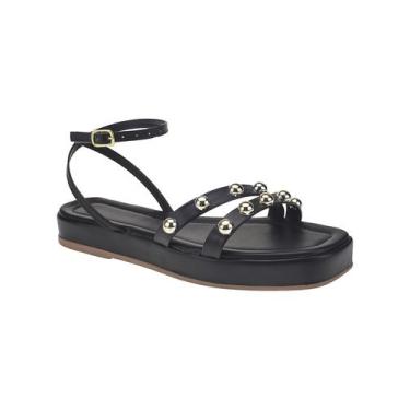 Imagem de Sandália Feminina Rasteira Plataforma Flat Form Feminina Flatform de T