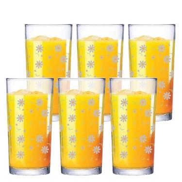Imagem de Ruvolo, Jogo de Copo de Vidro LD Margarida Lilás 6pcs, 255ml
