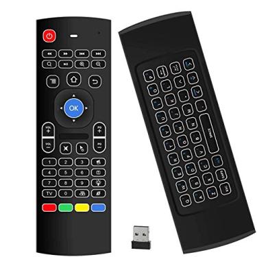 Imagem de Dupad story Air Mouse, Controle Remoto Para Mini Teclado Retroiluminado Mx3 Pro, Mouse Sem Fio E Infravermelho Aprendizado, Compatível Com Raspberry Pi, Android Tv Box, Projetor, Htpc, Windows, Mac