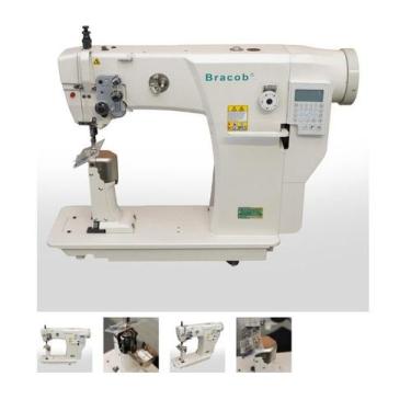 Imagem de Reta de coluna transporte duplo (agulha,dente)por calcador- - Bracob