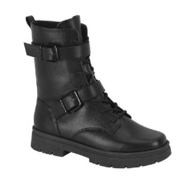 Imagem de Bota vizzano cano medio tratorado ref 3101.102.23572, 36, Preto