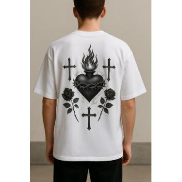 Imagem de Camiseta Streetwear Oversized Masculina old core - swagon, 4, P