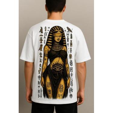 Imagem de Camiseta Streetwear Oversized Masculina egito - swagon, 1, GG