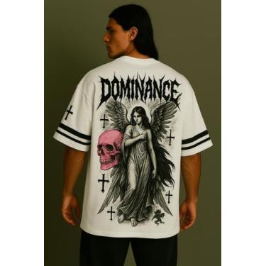 Imagem de Camiseta Streetwear Oversized Masculina dominance - swagon, M