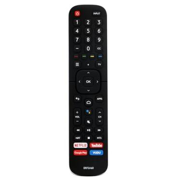 Imagem de Substituição de controle remoto ERF2A60 erf2a60 compatível com Hisense 4K UHD Smart LED TV 55Q9809 55H9809 65Q9809 65H9070F 65H8030F 65H8050F 65H8090F 55H8030F 55H8050F 55H809040F 55H9050F 55H9050F 55H9070F 55H9070F 55H9070F 55H9070F
