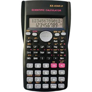 Imagem de Calculadora cientifica 240 funcoes preta - kk-82ms-d - STUDENT PLUS