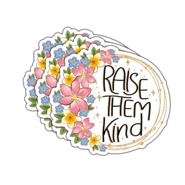 Imagem de (3 peças) Raise Them Kind Adesivo Cristão Citações Inspiradoras Versículo da Bíblia Jesus Vinil Decalque Adesivos para Tumbler Laptop Kindle Garrafas de Água Livro Telefone Carro - Tamanho 3x3