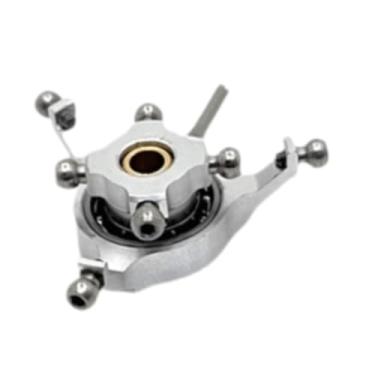 Imagem de Kokiya RC Helicopter Swashplate Atualização Parte da aeronave leve resistente a aeronave sobressalente substitui para Wltoys K170 K124 RC Aircraft Toy, Argent