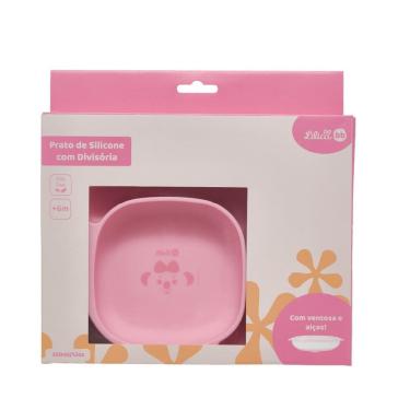 Imagem de Prato De Silicone Alça E Ventosas Lilica Ripilica Bb Meninas