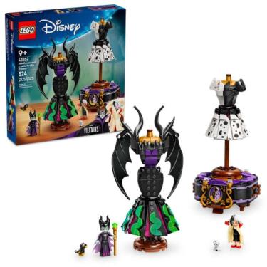 Imagem de LEGO Disney Vestidos da Malévola e Cruella De Vil 524 Peças 43262