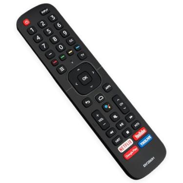 Imagem de Controle remoto de substituição de voz ERF2B60H adequado para Hisense TV 32H5500F 32H56G 40H5500F 40H5609 40H56G 43H6570F 50A6501EU 50H6510G 50H6570F 50H8F 50H8F 50H88F G 50Q7 G 50Q8G 55A6501EU 55H9F1