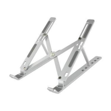 Imagem de Suporte Para Notebook Laptop Stand Portátil Em Metal Dobrável Ergonômico